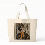 Retro Uptown Girl Tote Bags
