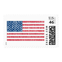 Retro US Flag Postage