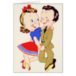 Retro US Military Valentine's Day Card