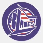 Retro USA Blades Hockey Stickers