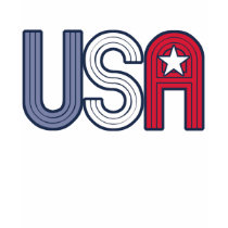 Retro USA With Star Patriotic t-shirts by koncepts Retro USA With Star Patriotic t-shirts
