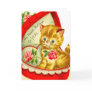 Retro Valentine ~ Kitten in a Candy Box Card