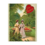 Retro Valentine Postcard