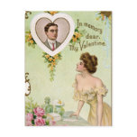 Retro Valentine Postcard