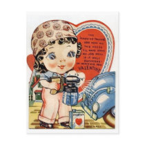 Retro Valentine's Day Postcards