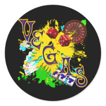 RETRO VEGAS STICKER