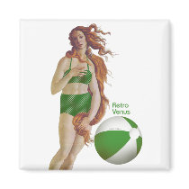 Retro Venus Magnet by Ars_Brevis Retro Venus Magnet