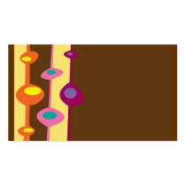 retro vibes business cards