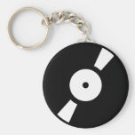 retro vinly record keychains