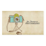 Retro Vintage Camera Photographer Business Cards