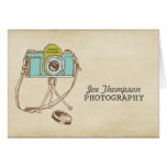 Retro Vintage Camera Photographer Thank You Card cards