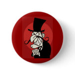Retro vintage Comic-Toon Villian buttons