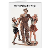Retro Vintage Family Dad Grandpa Get Well Card