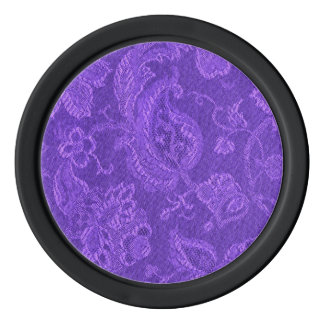 Purple poker chips
