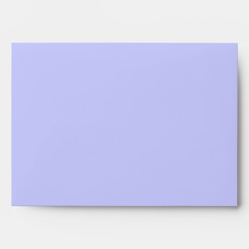 Retro Vintage Flourish Blueberry Purple Envelope