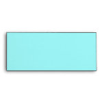 Retro Vintage Flower Teal Envelope