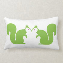 Retro Vintage Funky Squirrels pillows