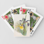Retro Vintage Irises Playing Cards