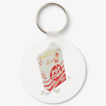 Retro Vintage Movie Theater Popcorn keychains by atomic50s Retro Vintage Movie Theater Popcorn keychains