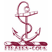 Retro Vintage Pirates Cove w/ Anchor Sailor Shirt