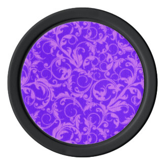 Purple poker chips