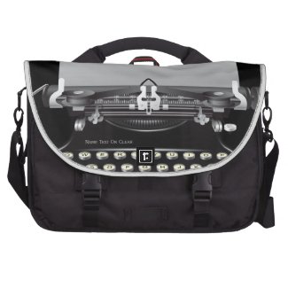 Retro Vintage Typewriter Machine Laptop Bag