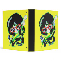 Retro Vocal Star Avery Binder