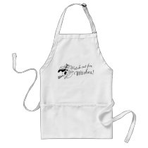 Retro Watch out for Witches Apron