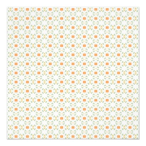 Retro Wedding Shower Invitation - Orange