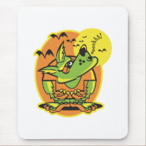 retro werewolf mousepads