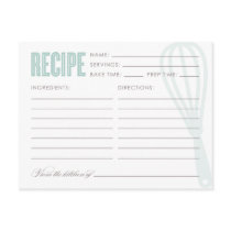 RETRO WHISK | RECIPE CARDS POST CARDS