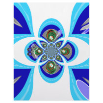 Retro white blue turntable design letterhead design