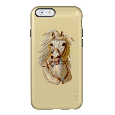 RETRO WHITE HORSE Incipio Feather® Shine iPhone 6 Incipio Feather® Shine iPhone 6 Case