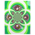 Retro white purple and green turntable customized letterhead