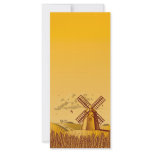Retro Windmill Custom Rack Card