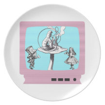 Retro Wonderland TV Dinner Plate