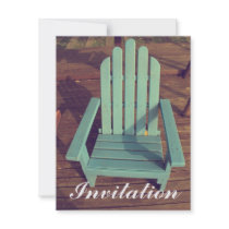 Retro Wood Chair invitations by fotoplus Retro Wood Chair invitations