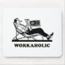 Retro Workaholic Mousepad