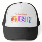 Retro World's Greatest Cousin Trucker Hat
