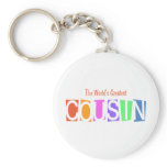 Retro World's Greatest Cousin keychains