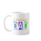 Retro World's Greatest Dad Classic White Mug