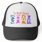 Retro World's Greatest Gram Trucker Hat
