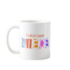 Retro World's Greatest Niece Classic White Mug