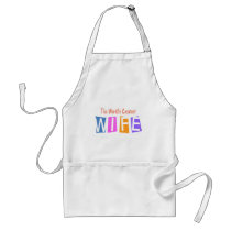 Retro World's Greatest Wife aprons