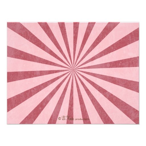 Retro Wow Gal Personalized Flat Note Cards