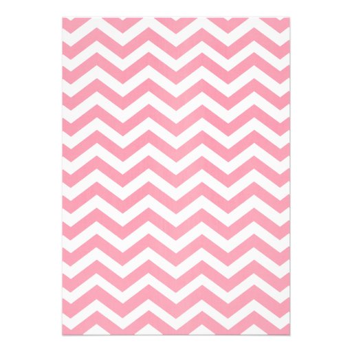 Retro Zigzag Bridal Shower Invitations