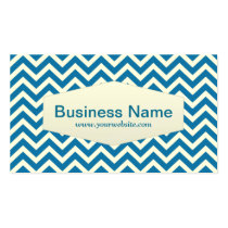 Retro Zigzag Debt Counselor Business Card
