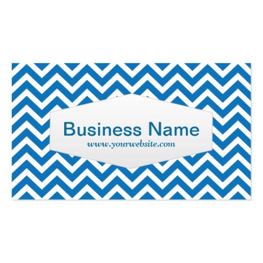 Retro Zigzag Stage Director Business Card