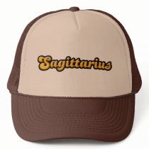 Retro Zodiac Sagittarius hats by trendyteeshirts Retro Zodiac Sagittarius hats