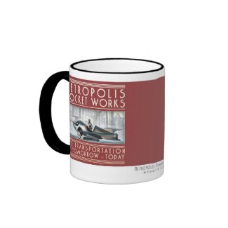 Retropolis Rocket Works Mug mug